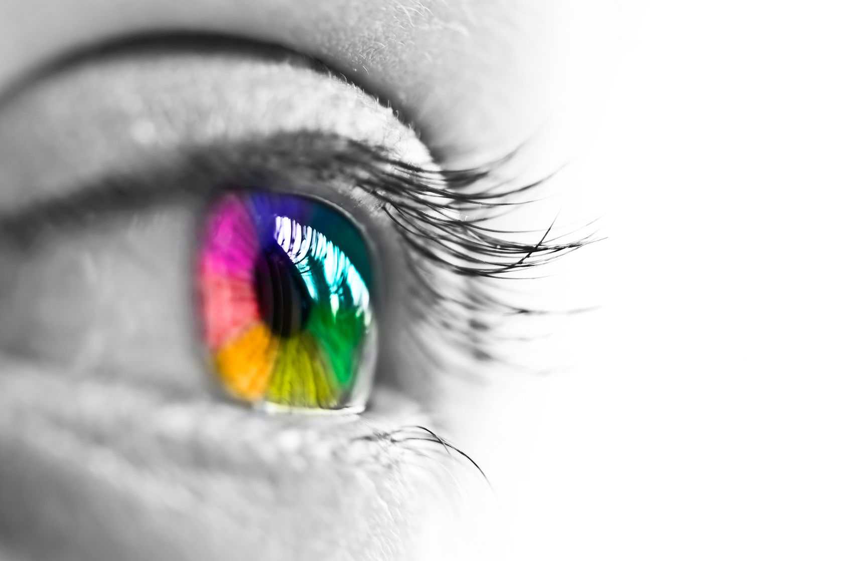 light spectrum in the eye
